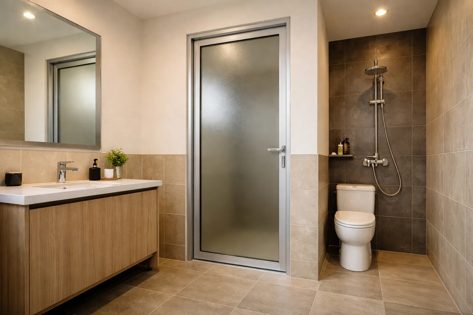 Cara Pasang Pintu Aluminium Kamar Mandi yang Rapi dan Tahan Lama