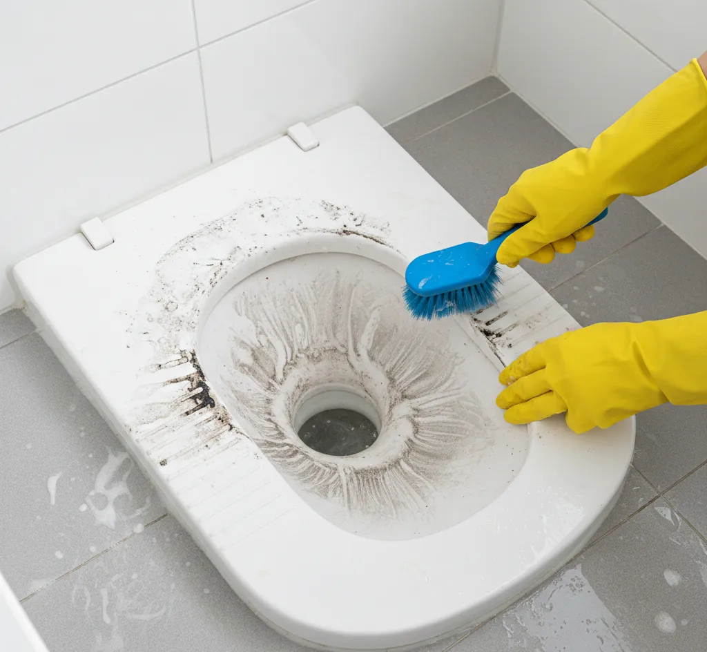 Cara Menghilangkan Kerak di Kloset Jongkok dengan Aman dan Efektif