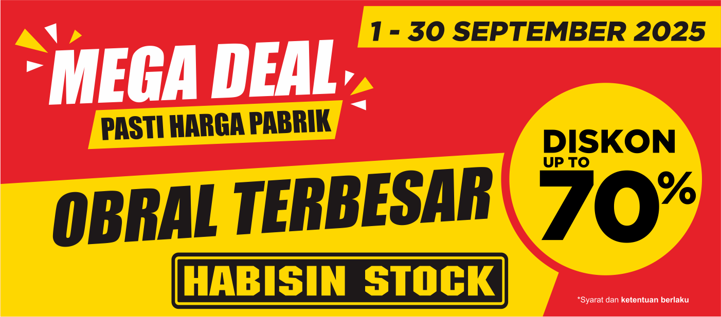 Mega Deal Pasti Harga Pabrik 